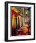 Pirates Alley By Night-Diane Millsap-Framed Art Print