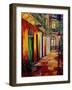 Pirates Alley By Night-Diane Millsap-Framed Art Print