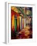 Pirates Alley By Night-Diane Millsap-Framed Art Print