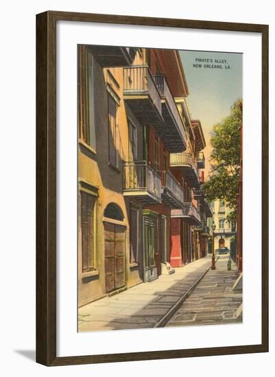 Pirates' Alley, New Orleans, Louisiana-null-Framed Art Print