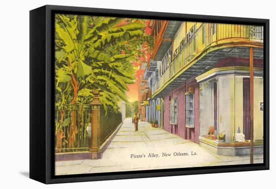 Pirates' Alley, New Orleans, Louisiana-null-Framed Stretched Canvas