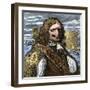 Pirates and Privateers: Henry Morgan, Flibuster of the Caribbean Sea, 17Th Century. Colour Engravin-null-Framed Giclee Print