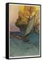 Pirates Attacking a Spanish Galleon in the West Indies-Howard Pyle-Framed Stretched Canvas