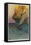 Pirates Attacking a Spanish Galleon in the West Indies-Howard Pyle-Framed Stretched Canvas