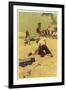Pirates Disputing Who Shall be Captain-Howard Pyle-Framed Photographic Print
