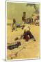 Pirates Disputing Who Shall be Captain-Howard Pyle-Mounted Photographic Print