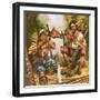 Pirates Eating Meat-Ron Embleton-Framed Giclee Print