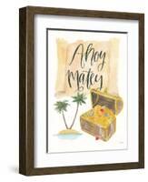 Pirates I on White-Jenaya Jackson-Framed Art Print