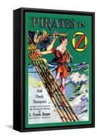 Pirates in Oz-John R. Neill-Framed Stretched Canvas