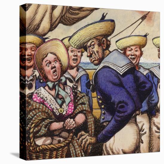 Pirates of Penzance-Pat Nicolle-Stretched Canvas