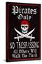 Pirates Only Sign-null-Stretched Canvas