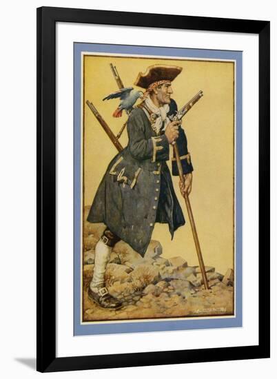 Pirates, Robert Louis Stephenson, UK-null-Framed Giclee Print