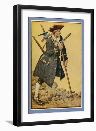 Pirates, Robert Louis Stephenson, UK-null-Framed Giclee Print