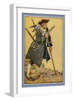 Pirates, Robert Louis Stephenson, UK-null-Framed Giclee Print