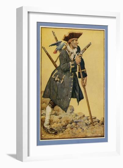 Pirates, Robert Louis Stephenson, UK-null-Framed Giclee Print