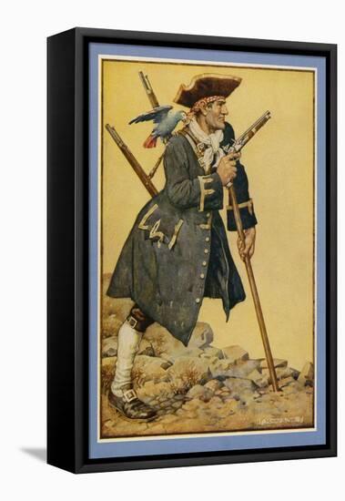 Pirates, Robert Louis Stephenson, UK-null-Framed Stretched Canvas