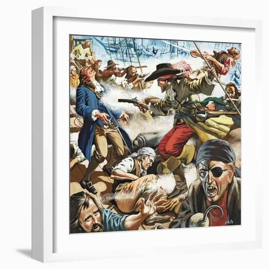 Pirates-Mike White-Framed Giclee Print