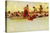 Pirates-Howard Pyle-Stretched Canvas