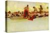 Pirates-Howard Pyle-Stretched Canvas