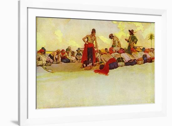 Pirates-Howard Pyle-Framed Giclee Print