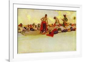 Pirates-Howard Pyle-Framed Giclee Print