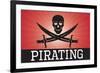 Pirating Red Pirate-null-Framed Art Print