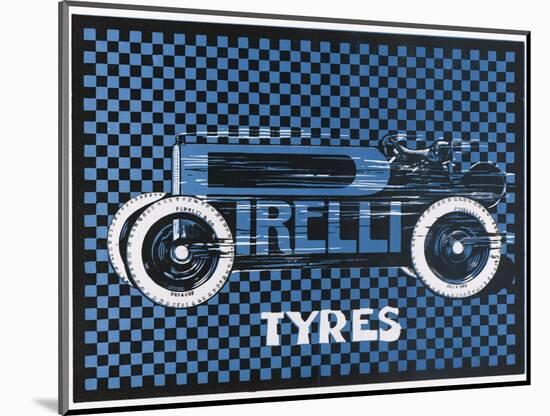 Pirelli Tyres, for Racing Cars-null-Mounted Photographic Print