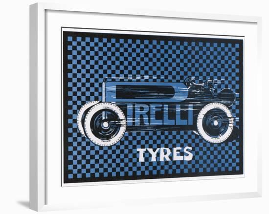 Pirelli Tyres, for Racing Cars-null-Framed Photographic Print