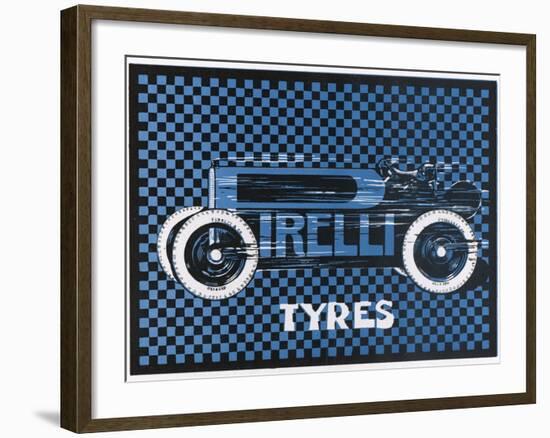 Pirelli Tyres, for Racing Cars-null-Framed Photographic Print