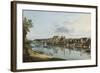 Pirna on the Elba, C.1756-Bernardo Bellotto-Framed Giclee Print