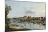 Pirna on the Elba, C.1756-Bernardo Bellotto-Mounted Giclee Print