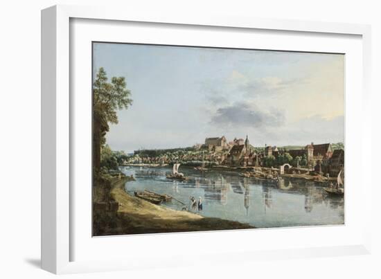 Pirna on the Elba, C.1756-Bernardo Bellotto-Framed Giclee Print