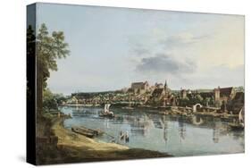 Pirna on the Elba, C.1756-Bernardo Bellotto-Stretched Canvas