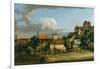 Pirna: The Obertor from the South, c.1760-Bernardo Bellotto-Framed Giclee Print