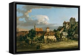 Pirna: The Obertor from the South, c.1760-Bernardo Bellotto-Framed Stretched Canvas
