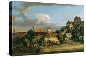 Pirna: The Obertor from the South, c.1760-Bernardo Bellotto-Stretched Canvas