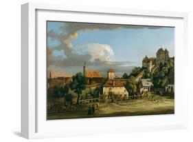 Pirna: The Obertor from the South, c.1760-Bernardo Bellotto-Framed Giclee Print