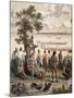 Pirogue Races, Bassac River, Atlas du Voyage D'Exploration de LIndochine by Doudart de Lagree-Louis Delaporte-Mounted Giclee Print