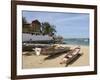 Pirogues (Fishing Boats) on Beach, Goree Island, Near Dakar, Senegal, West Africa, Africa-Robert Harding-Framed Photographic Print