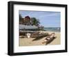 Pirogues (Fishing Boats) on Beach, Goree Island, Near Dakar, Senegal, West Africa, Africa-Robert Harding-Framed Photographic Print