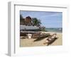 Pirogues (Fishing Boats) on Beach, Goree Island, Near Dakar, Senegal, West Africa, Africa-Robert Harding-Framed Photographic Print