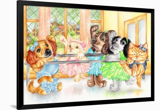 Pirouette Pets-Karen Middleton-Framed Giclee Print