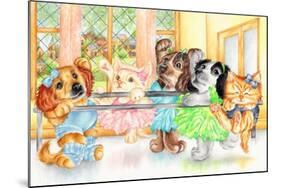 Pirouette Pets-Karen Middleton-Mounted Giclee Print