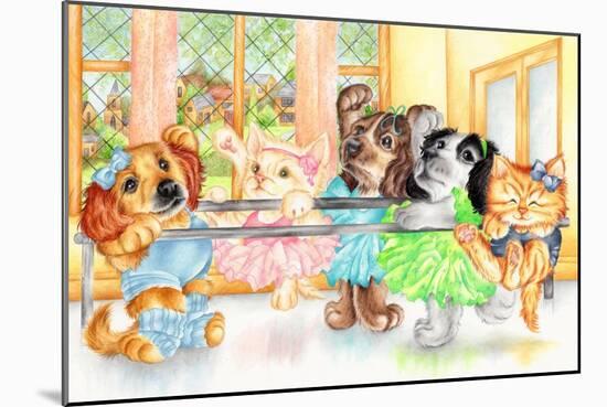 Pirouette Pets-Karen Middleton-Mounted Giclee Print