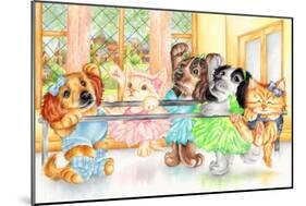 Pirouette Pets-Karen Middleton-Mounted Giclee Print