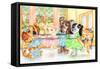 Pirouette Pets-Karen Middleton-Framed Stretched Canvas