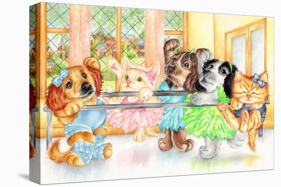 Pirouette Pets-Karen Middleton-Stretched Canvas