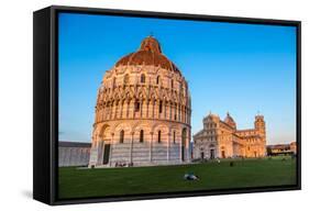 Pisa Baptistery-bloodua-Framed Stretched Canvas