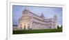 Pisa, Campo Dei Miracoli, Tuscany. Cathedral and Leaning Tower at Dusk, Long Exposure-Francesco Riccardo Iacomino-Framed Photographic Print