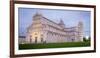 Pisa, Campo Dei Miracoli, Tuscany. Cathedral and Leaning Tower at Dusk, Long Exposure-Francesco Riccardo Iacomino-Framed Photographic Print